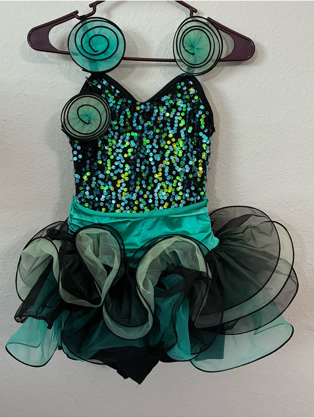 Weissman Sparkling Teal Sequin Tutu Costume - Kids